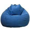 thumbnail image 1 of LEEYNEER Solid Color Cloth Lazy Lounger Bean Bag Sack Chair Sofa Dust Cover Decoration, 1 of 12