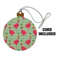 thumbnail image 2 of Party Flamingos Pineapples Wood Christmas Tree Holiday Ornament, 2 of 7