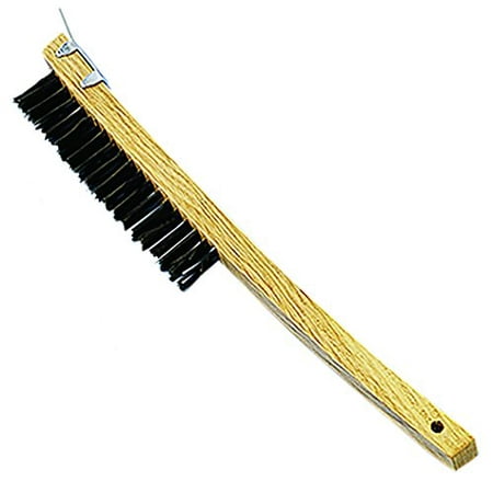 Best Look Long Wood Handle Wire Brush With Metal
