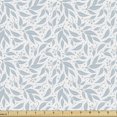 thumbnail image 1 of Floral Sofa Upholstery Fabric by the Yard, Soft Pastel Colored Nature Theme Tree Branches Leaves on Plain Backdrop, Decorative Fabric for DIY and Home Accents, Pale Cadet Blue White by Ambesonne, 1 of 5