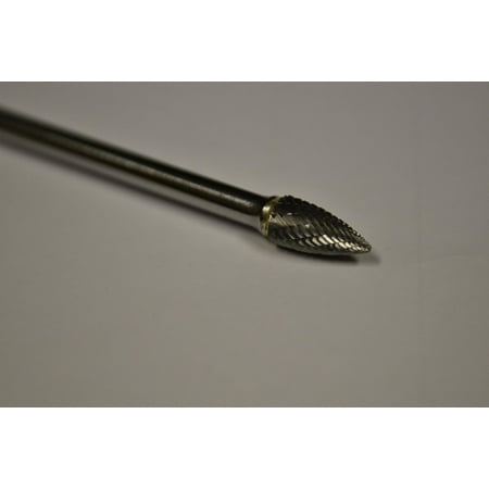 

Solid Carbide Burr Grinder Bit 3/8 X 3/4 On 6 Long Steel Shank
