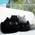 thumbnail image 5 of Black Cat Plush Stuffed Animal Toy Pillow, Fat Black Cat Plush Animal Cat Plush Toy,. Banmo, 5 of 5
