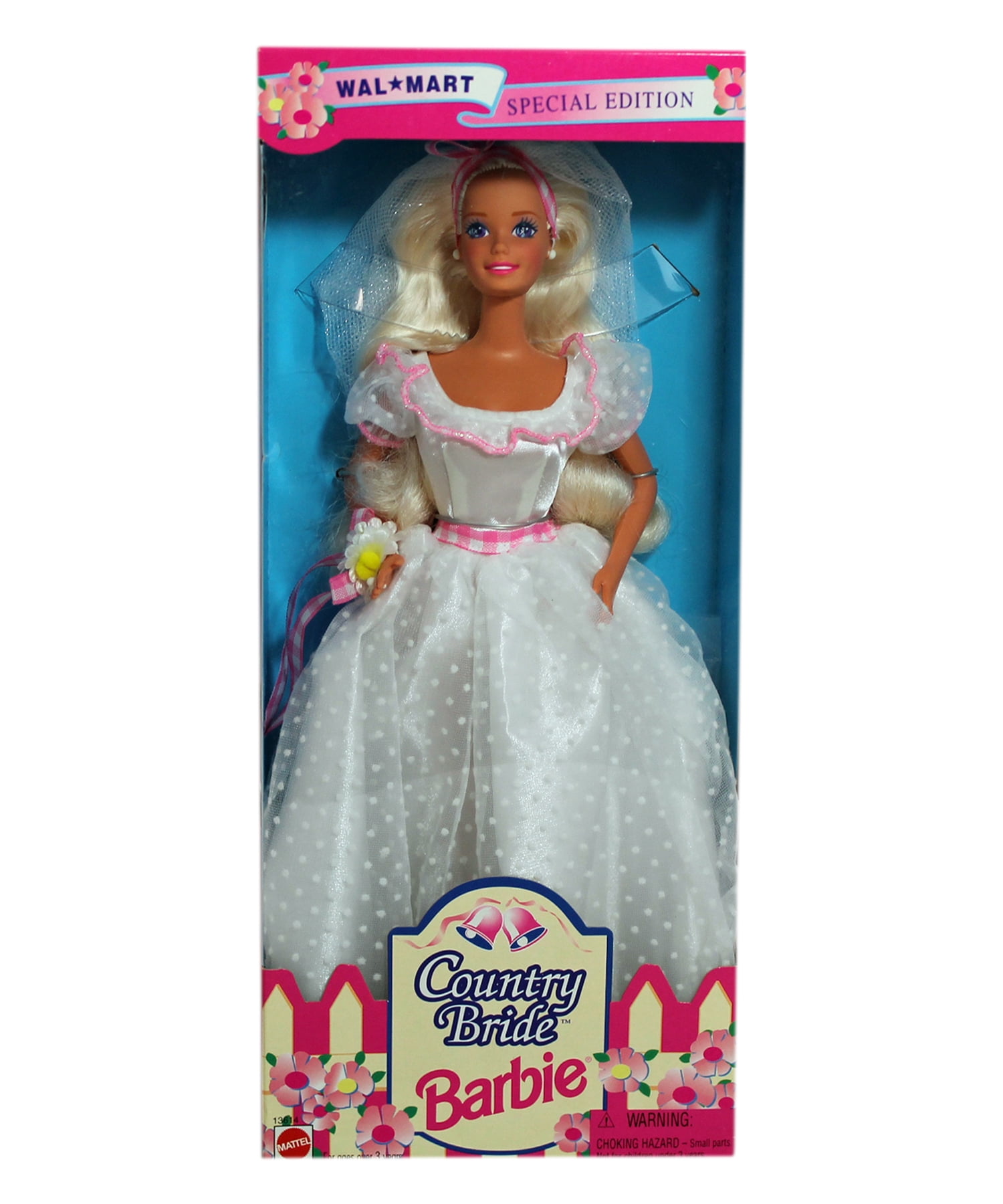 1994 Country Bride Barbie, NRFB, (13614) Non-Mint Box - Walmart.com