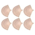 thumbnail image 4 of 12 abanicos de mano de madera estilo chino, abanicos de mano huecos y plegables para regalo de boda, fiesta, decoración DIY, 4 of 15