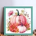 thumbnail image 2 of Hilo Algodón Bordado Punto Cruz Con Calabaza 11CT 50x50cm Color Rosa, 2 of 9