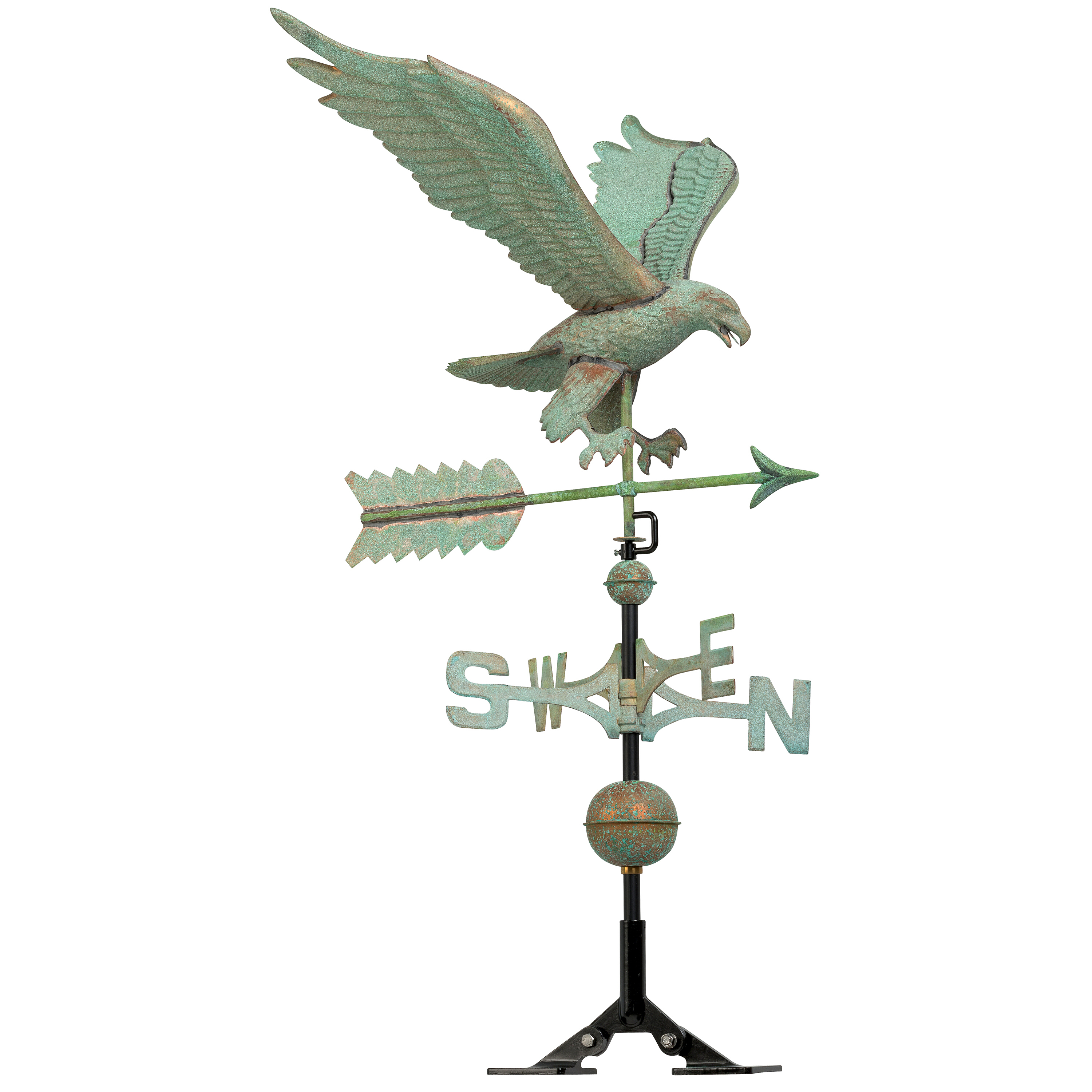 Copper Eagle Weathervane Verdigris