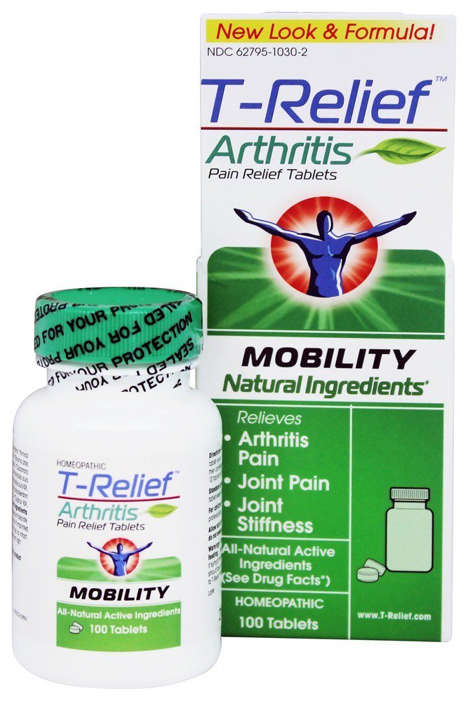 MediNatura TRelief Arthritis Mobility Pain Relief 100 Tablets