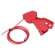 thumbnail image 3 of Bloqueo de cable bloqueo de cable de acero Resistencia a altas temperaturas Durable para válvula para equipos mecánicos, 3 of 8