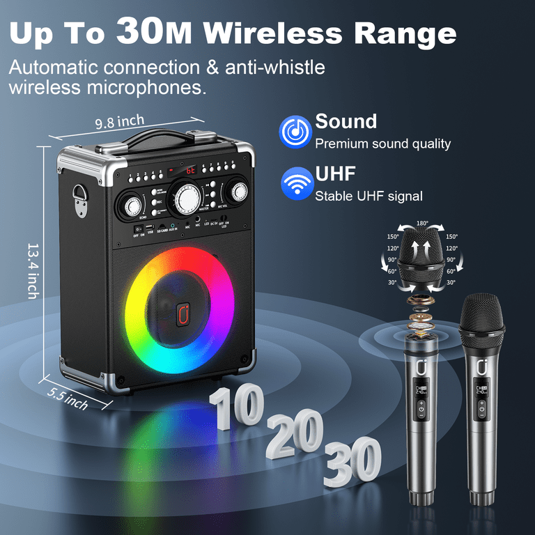 Free Shipping! JYX Karaoke Machine with 3 Wireless Microphones Free Shipping! JYX Karaoke Machine with 3 Wireless Microphones