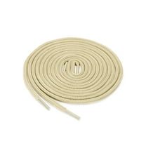 INSPIRE CHIC Unisex 1/5" Thick 2 Pairs Round Shoelace for Casual Sneakers Beige 70cm / 27.55"