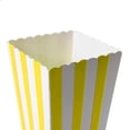 thumbnail image 3 of Caja Palomitas Maíz Plegable A Rayas Ecológica Caja Palomitas Pollo A Rayas (amarillo), 3 of 9
