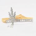 thumbnail image 2 of Diadema de tiara de boda con hojas de diamantes de imitación para novias, diadema de corona para desfiles, bodas, bailes de graduación, cumpleaños, 2 of 5