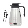 thumbnail image 1 of Hervidor de agua para automóvil Calentador de café de acero inoxidable 1300 ml Tetera portátil Limpieza fácil Calentamiento de automóvil Taza de viaje 24V, 1 of 8