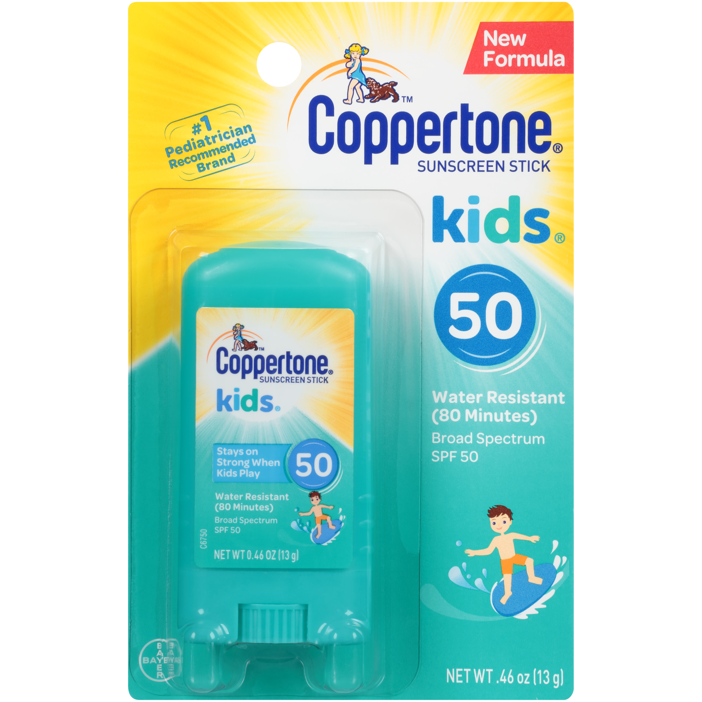 coppertone kids sunscreen stick