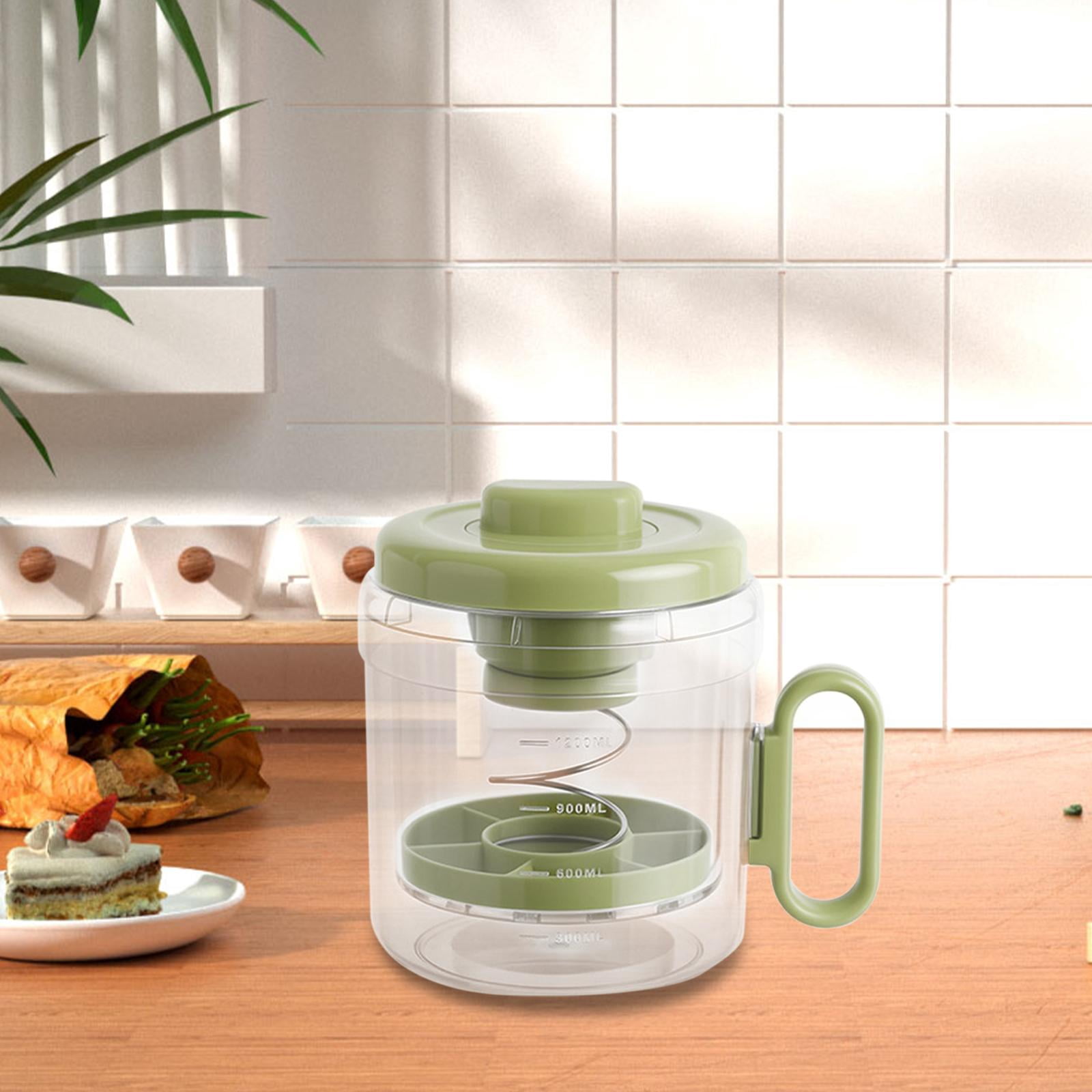 YWMJZEU Yogurt Strainer Quick Yoghurt Maker for Soup Thick Greek Yogurt Soybean Milk Green