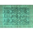 thumbnail image 1 of Ahgly Company Indoor Rectangle Persian Turquoise Blue Traditional Area Rugs, 3' x 5', 1 of 4