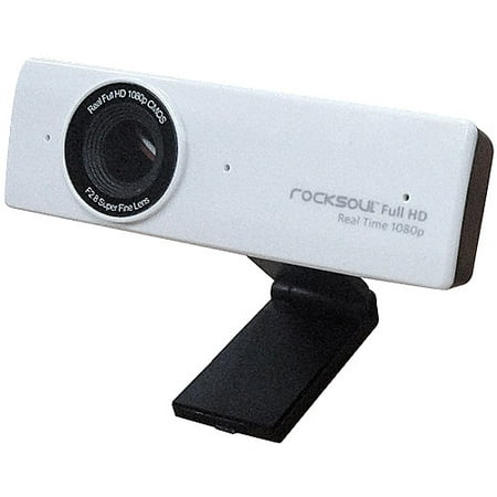 ROCKSOUL 1080P HD Webcam, White