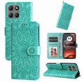thumbnail image 3 of Funda tipo cartera GANGXUN para Motorola Moto G15 , diseño girasol, cuero PU, soporte, cierre magnético, tarjetero, 3 of 5