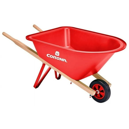 Corona Kids Poly Wheelbarrow Lightweight Red