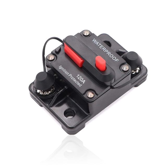 becaristey Pièces de Rechange pour Disjoncteur Accessoire de Yacht Étanche Dispositif de Réinitialisation Manuelle 120A