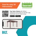 thumbnail image 3 of Backyard Discovery 12' x 10' Hawthorne Cedar Pergola, 3 of 9