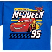 Disneys Cars - Lightning McQueen 95 - Boys Toddler And Youth Short Sleeve Graphic T-Shirt