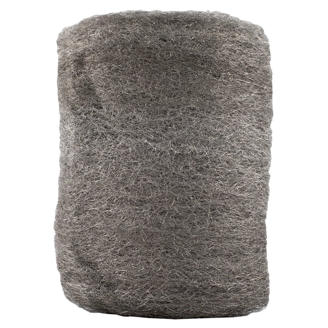 Lana de Acero Homax Grado #0000 Paquete de 16 Almohadillas, Pack de 6