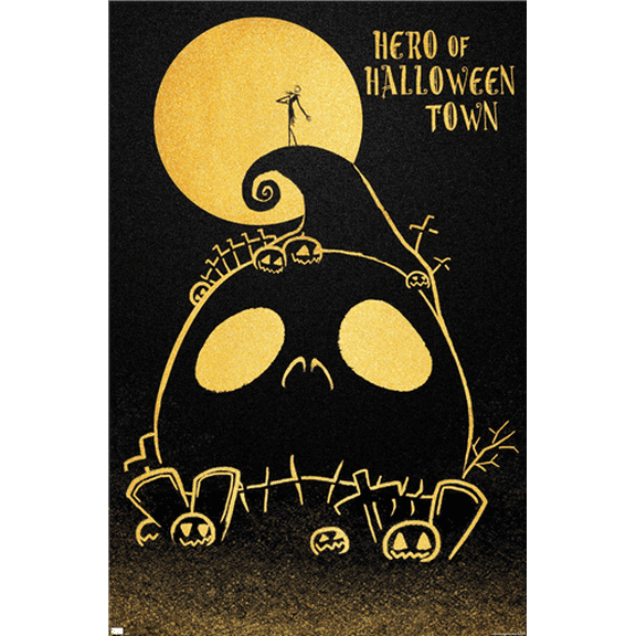 Disney Tim Burton's The Nightmare Before Christmas - Hero Wall Poster, 22.375" x 34"