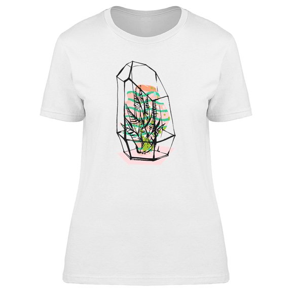 Crystal Decor Cacti Graphic Tee Women's -Image by Shutterstock