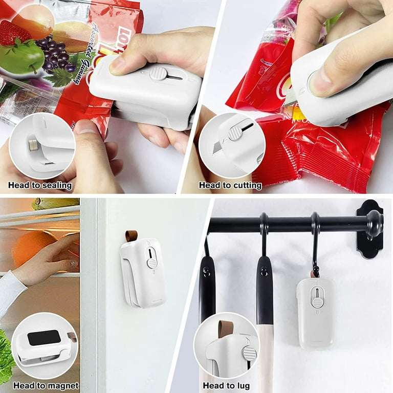 Mesliese Vacuum Sealer Bags Handheld Cutter, White