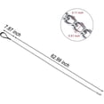 thumbnail image 3 of 6ft Metal Chain Heavy Duty Dog Leash, Chew Proof Chain Dog Leash with Padded Handle for Large & Medium Size Dogs, 3 of 7