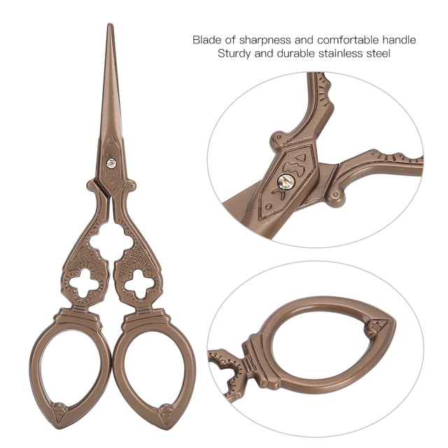 Dioche Sewing Scissors, Small Sewing Scissors Scissors, For Embroidery Needlework Cross-Stitch Sewing