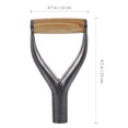 thumbnail image 3 of 1pc Practical Y-shaped Garden Shovel Handle Grip Useful Shovel Replacement Parts, 3 of 8