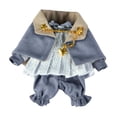 thumbnail image 4 of Ropa para muñecas, disfraz para niños, juguete encantador para muñeca, conjunto de camiseta y pantalones a escala 1/12, accesorio para muñeca bebé, ve gris, 4 of 10
