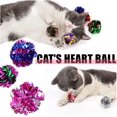 thumbnail image 5 of 20 Jouets pour Chats Colorés Dégradé Jouet pour Chat Balle en Polyester Film Balle, 5 of 5