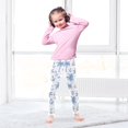 thumbnail image 5 of joogoo Girls' Leggings Palm Tree Sailboat Anchors Yoga Pants 9-10T, 5 of 8