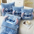 thumbnail image 2 of Manta de invierno con bordado de Stitch de Disney, nueva manta de almohada 2 en 1 con Mickey Mouse, para sofá, oficina, siesta, regalos de Navidad, 2 of 4