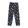 thumbnail image 4 of Kdxio Shells and Seaweed Print Men's Sleep Pajama Pant Lounge Pants with Pockets, 4 of 8