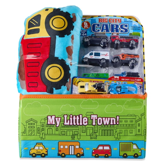 Prefilled 2-in-1 Car Playmat Bin Easter Basket Gift Set, by Wondertreats