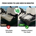 thumbnail image 4 of Golf Cart Seat Covers for 2 Seater,Forest Bear Microfiber Cart Seat Towel Blanket,Black Grey Country Farmhouse Nature Tree Absorbent Breathable Non Slip Bench Seats Protector for Golf Course 51"x31", 4 of 9