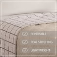 thumbnail image 2 of Mainstays Farmhouse Beige Polyester Microfiber Qualts, King, Reversible, 2 of 6