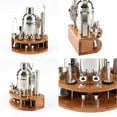 thumbnail image 1 of mmirethe 12Pcs Barman Kit avec Support en Acier Inoxydable Cocktail Set Outil de Bar Professionnel Ensemble, 1 of 6