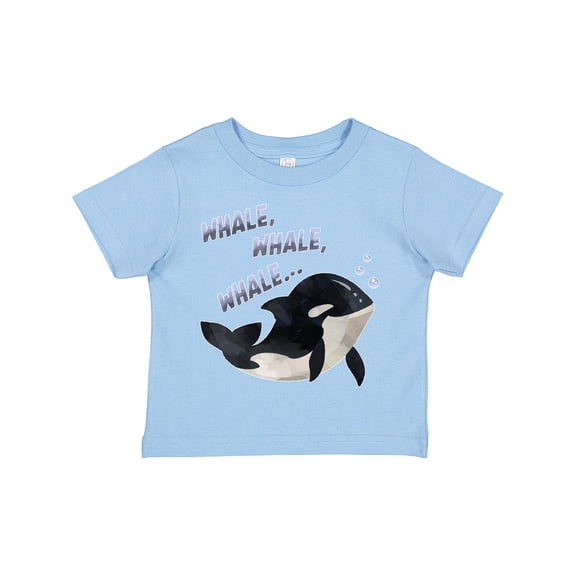 Inktastic Whale, Whale, Whale Cute Orca Pun Boys or Girls Toddler T-Shirt