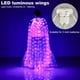 thumbnail image 5 of Luces LED Danza Del Vientre Isis Ropa Rendimiento Con Palos (Adulto Púrpura), 5 of 9