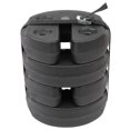 thumbnail image 3 of Zimtown Pesas para Dosel para Exteriores con Contenedor de Agua Negra de 150 lbs (4 Piezas), 3 of 6