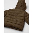 thumbnail image 3 of Baby Boys Colorblock Puffer, Forest, 24M, 3 of 3