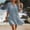 Blue, variant on Tqcoqu Button Down Summer Dresses for Women Ruffle Half Sleeve Casual Bathing Suit Coverups Flowy Beach Dresses,Blue,Women's S-XL