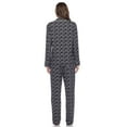 thumbnail image 3 of White Mark Women's Heart Print Long Sleeve Pajama Set, 3 of 6