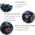 thumbnail image 5 of Bohemian Bathroom Curtain Colorful Boho Floral Print Beautiful Bright Polyester Fabric Cloth Shower Curtain for Bathroom Decoration, 72"x72" (Tape M), 5 of 6