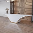 thumbnail image 1 of Paint luxury creative cashier special-shaped front desk reception desk custom welcome front desk FRP fashion bar My Lux Decor Round, 1 of 5